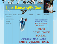 Tablet Screenshot of countylinedanceclub.com